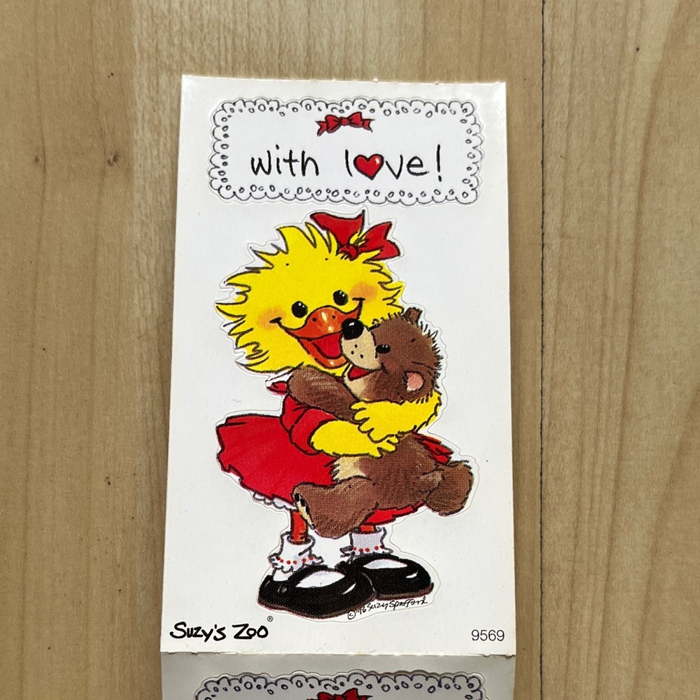 Suzy’s Zoo ‘With Love' Stickers
